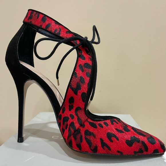 ***NIB***KURT GEIGER CALF HAIR ANIMAL PRINT Heels (39) - Picture 8 of 13